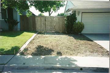 Before lawn installation
