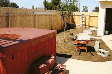 Before lawn installation