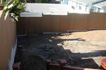 Before lawn installation