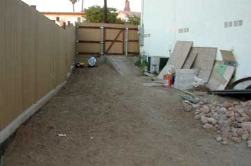 Before lawn installation